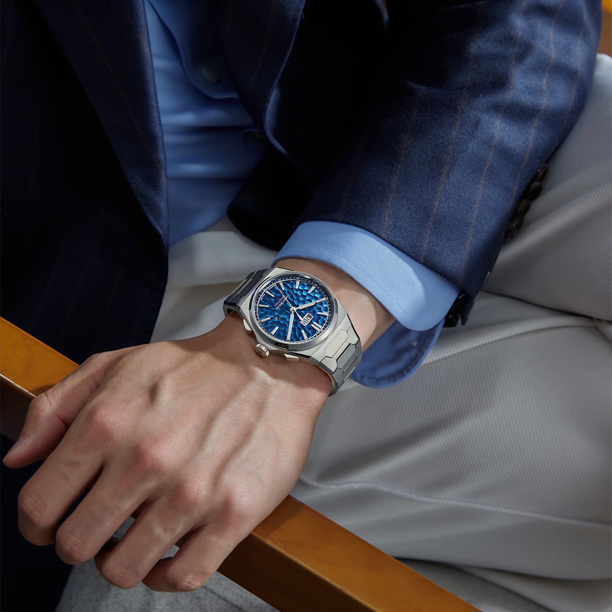 【Limited Edition 300pcs】Hammer Dial Big Date Automatic Winding Chiming Watch Lucky Harvey