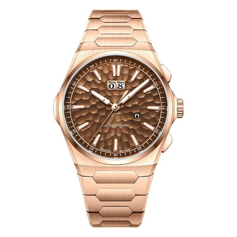 【Limited Edition 300pcs】Hammer Dial Big Date Automatic Winding Chiming Watch Lucky Harvey