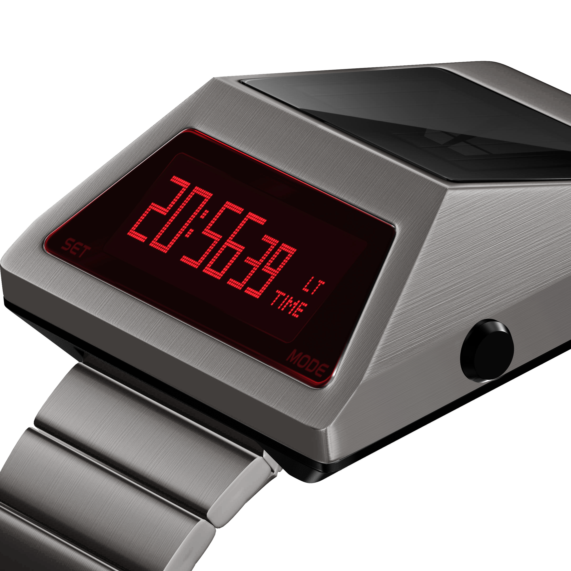 solar-powered-cyber-watches-s3000Ga-R-detail view