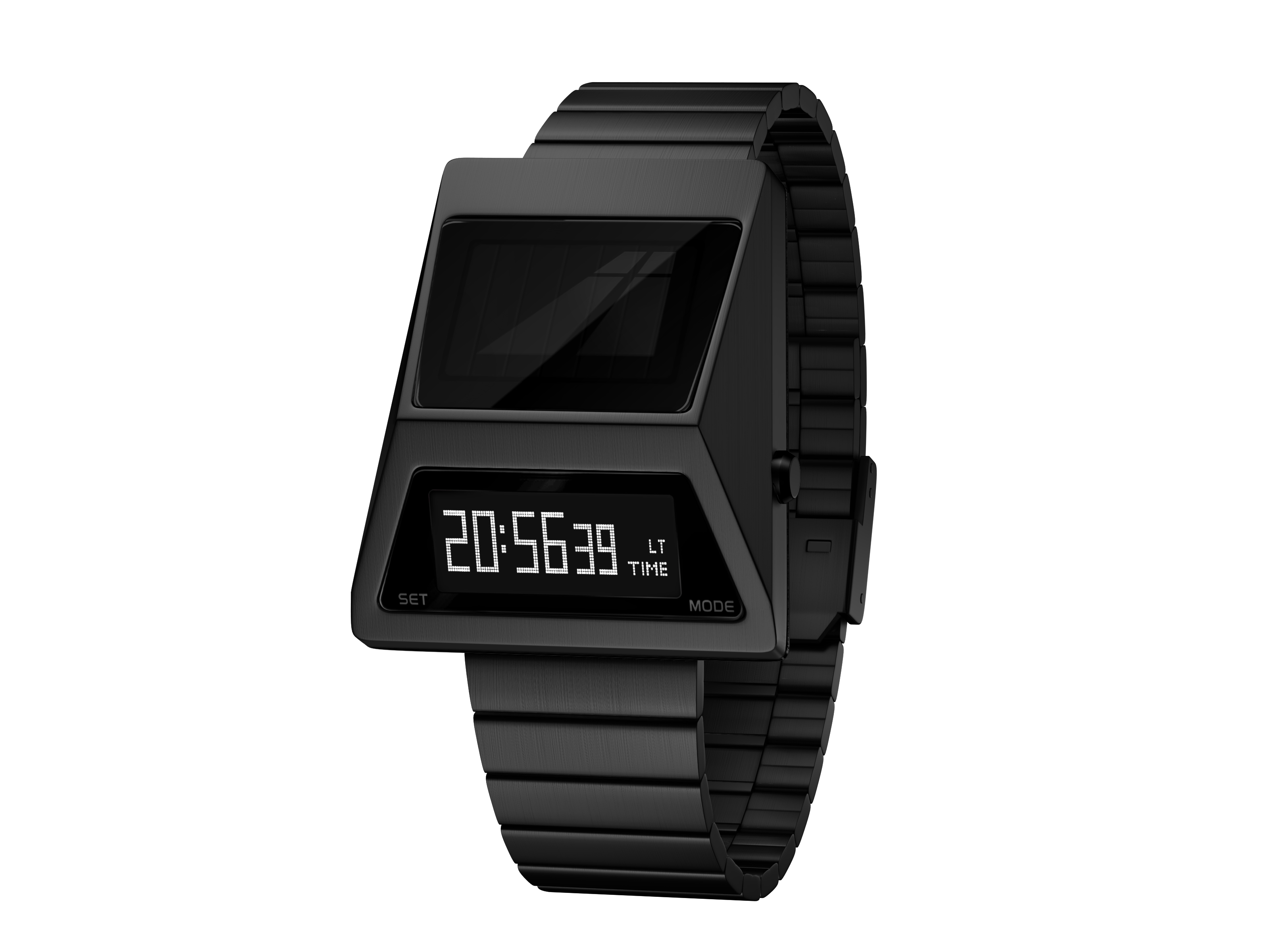 solar-powered-cyber-watches-s3000B-W-top view