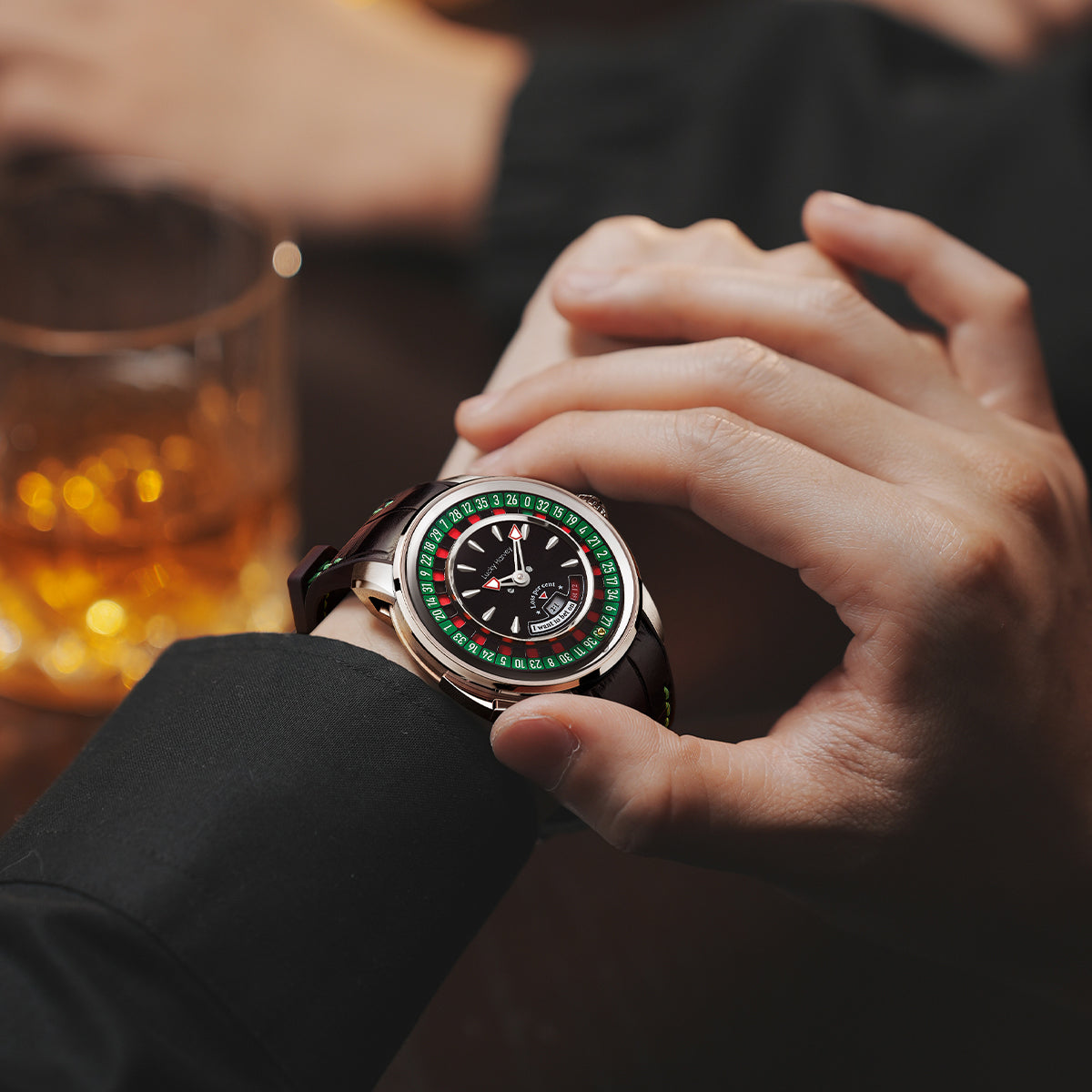[Collaboration] Player Series Gold European Roulette Automatic Watch Lucky Harvey