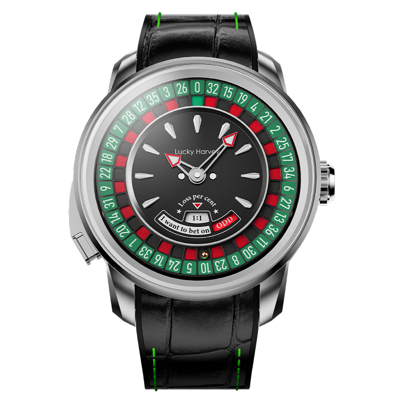 [Collaboration] Player Series Gold European Roulette Automatic Watch Lucky Harvey