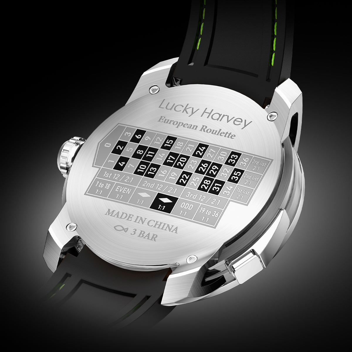 [Collaboration] Player Series Gold European Roulette Automatic Watch Lucky Harvey
