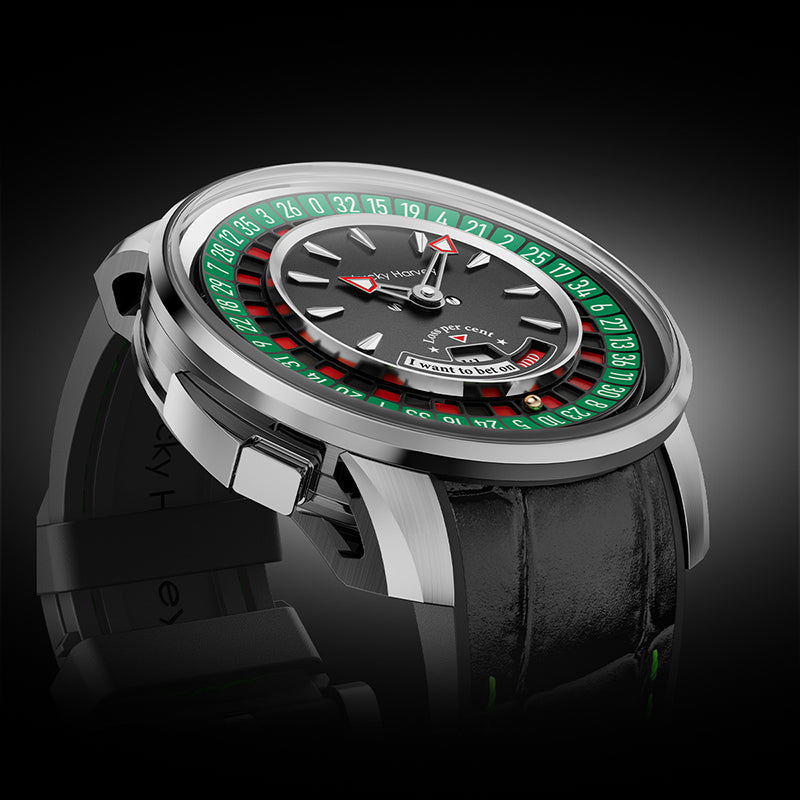 [Collaboration] Player Series Gold European Roulette Automatic Watch Lucky Harvey
