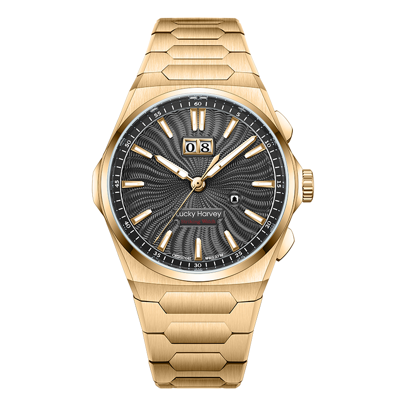 【Limited Edition 300PCS】Sound Of Nature Guilloché Dial Big Date Chiming Automatic Watch Lucky Harvey
