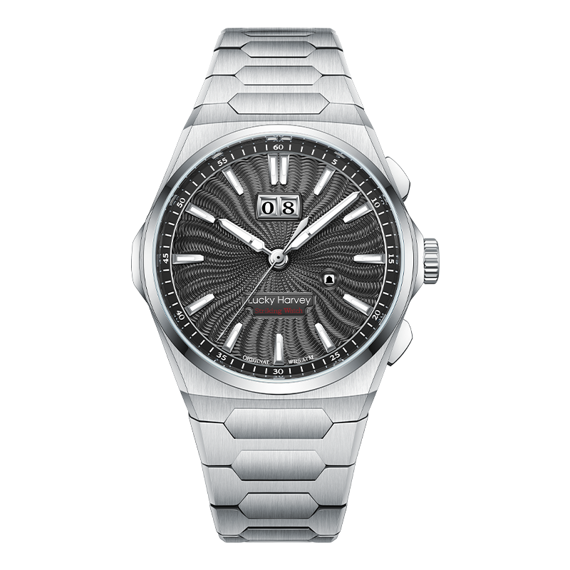 【Limited Edition 300PCS】Sound Of Nature Guilloché Dial Big Date Chiming Automatic Watch Lucky Harvey