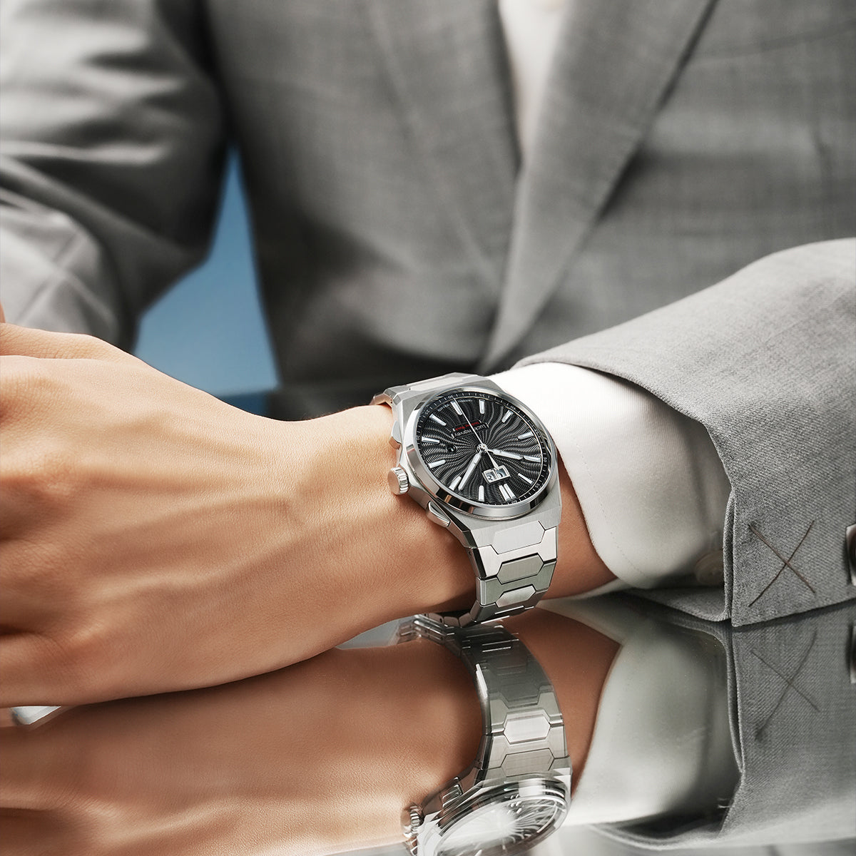 【Limited Edition 300PCS】Sound Of Nature Guilloché Dial Big Date Chiming Automatic Watch Lucky Harvey