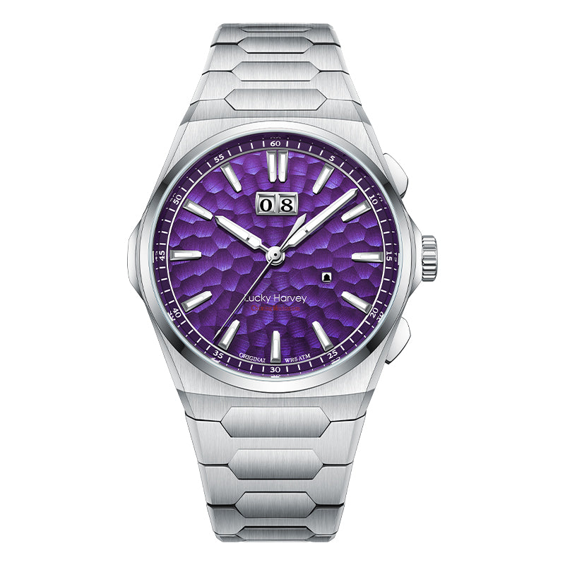 【Limited Edition 300pcs】Hammer Dial Big Date Automatic Winding Chiming Watch Lucky Harvey