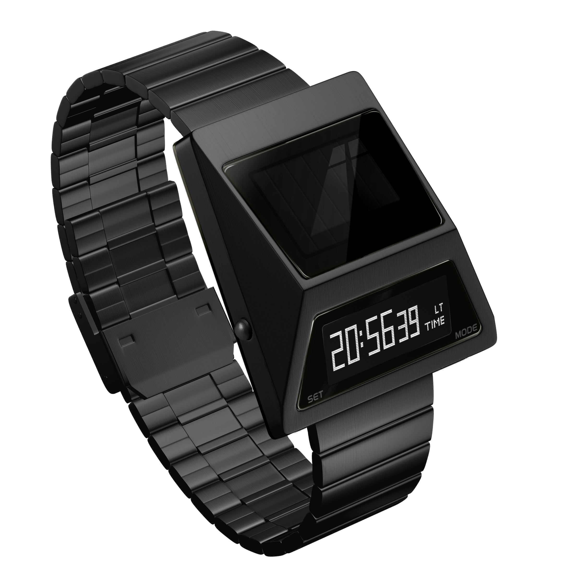 solar-powered-cyber-watches-s3000B-R-top view