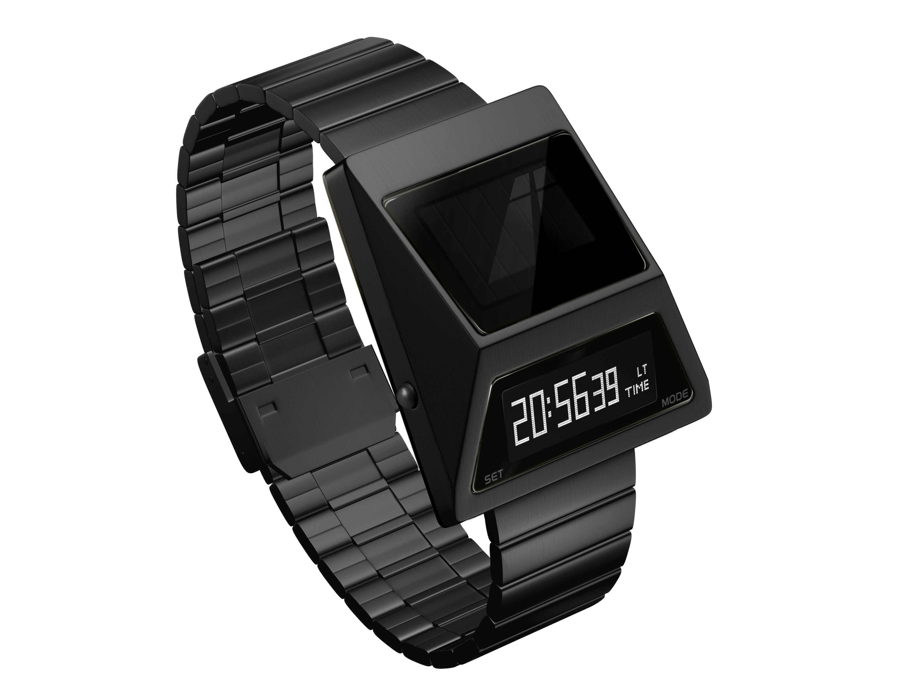 solar-powered-cyber-watches-s3000B-R-top view