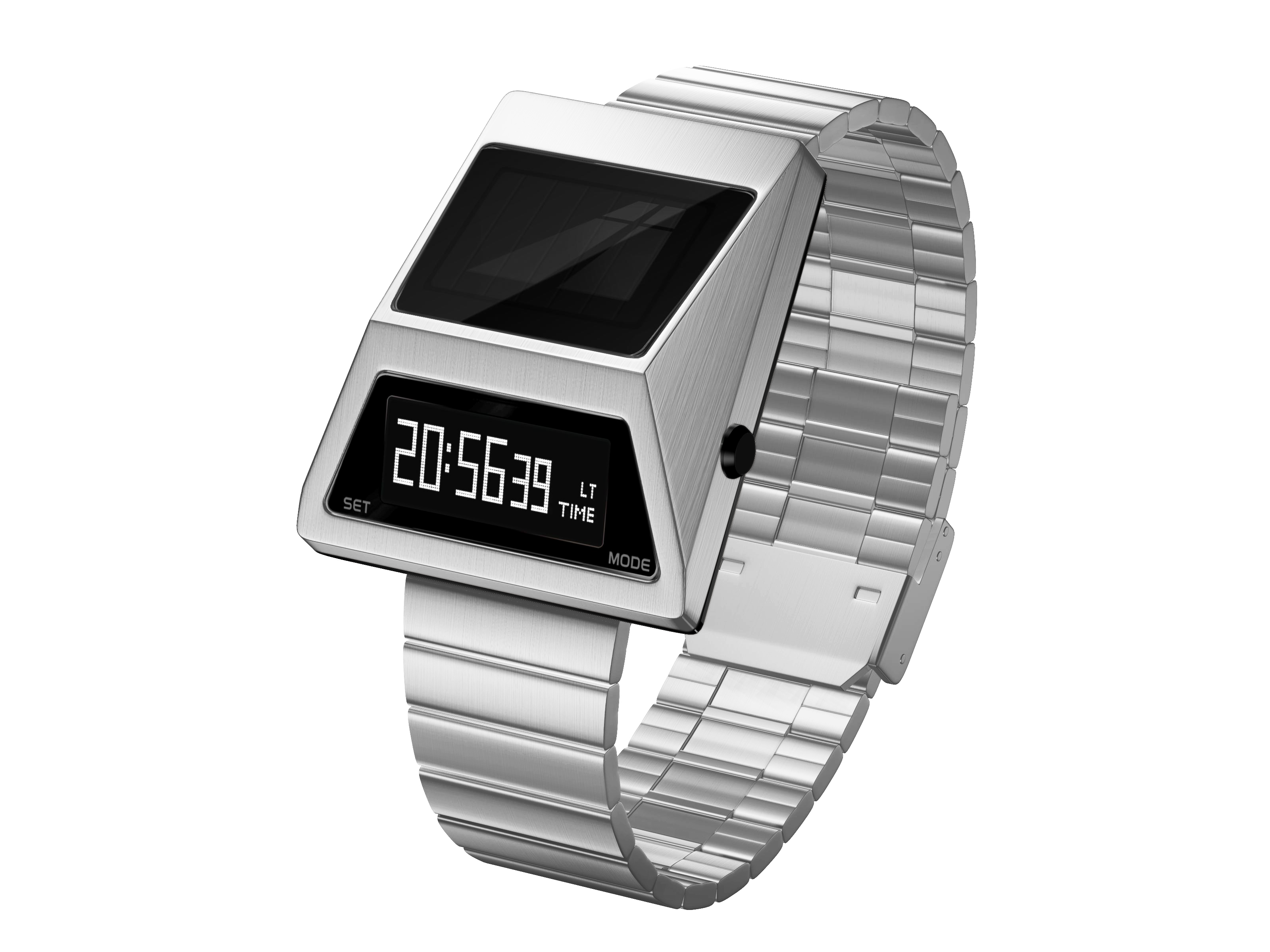 solar-powered-cyber-watches-s3000S-W-front view