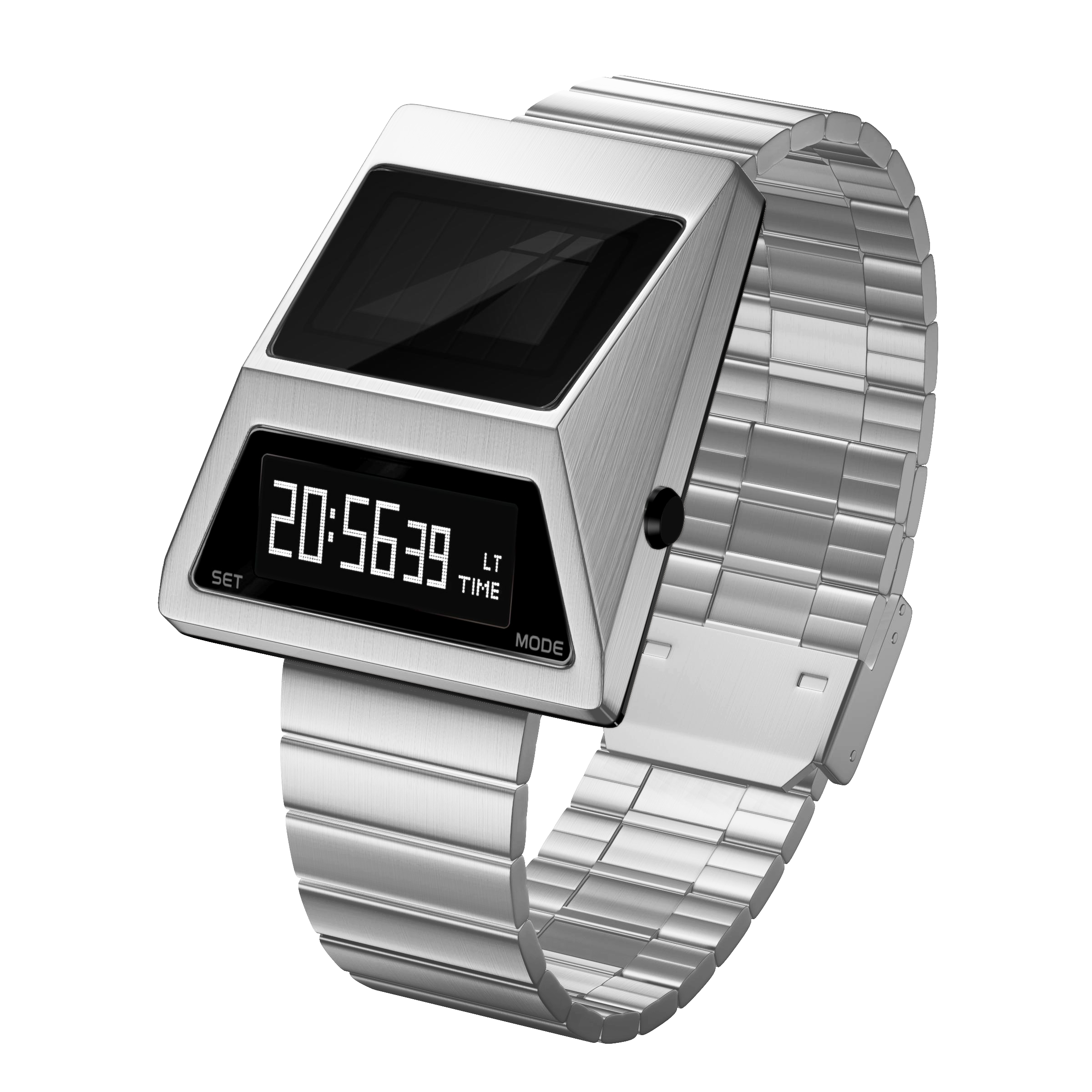 solar-powered-cyber-watches-s3000S-W-front view