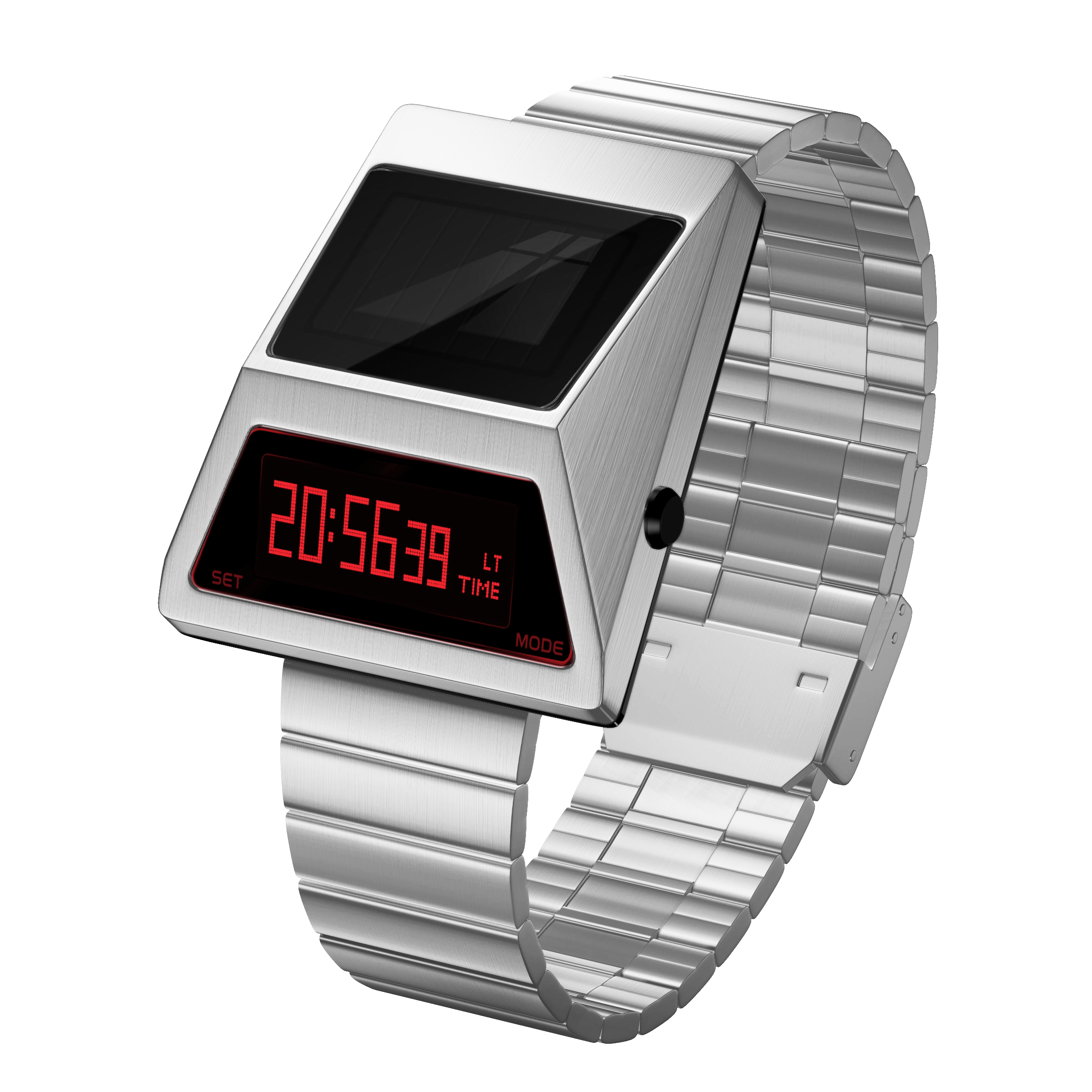 solar-powered-cyber-watches-s3000S-R-front view