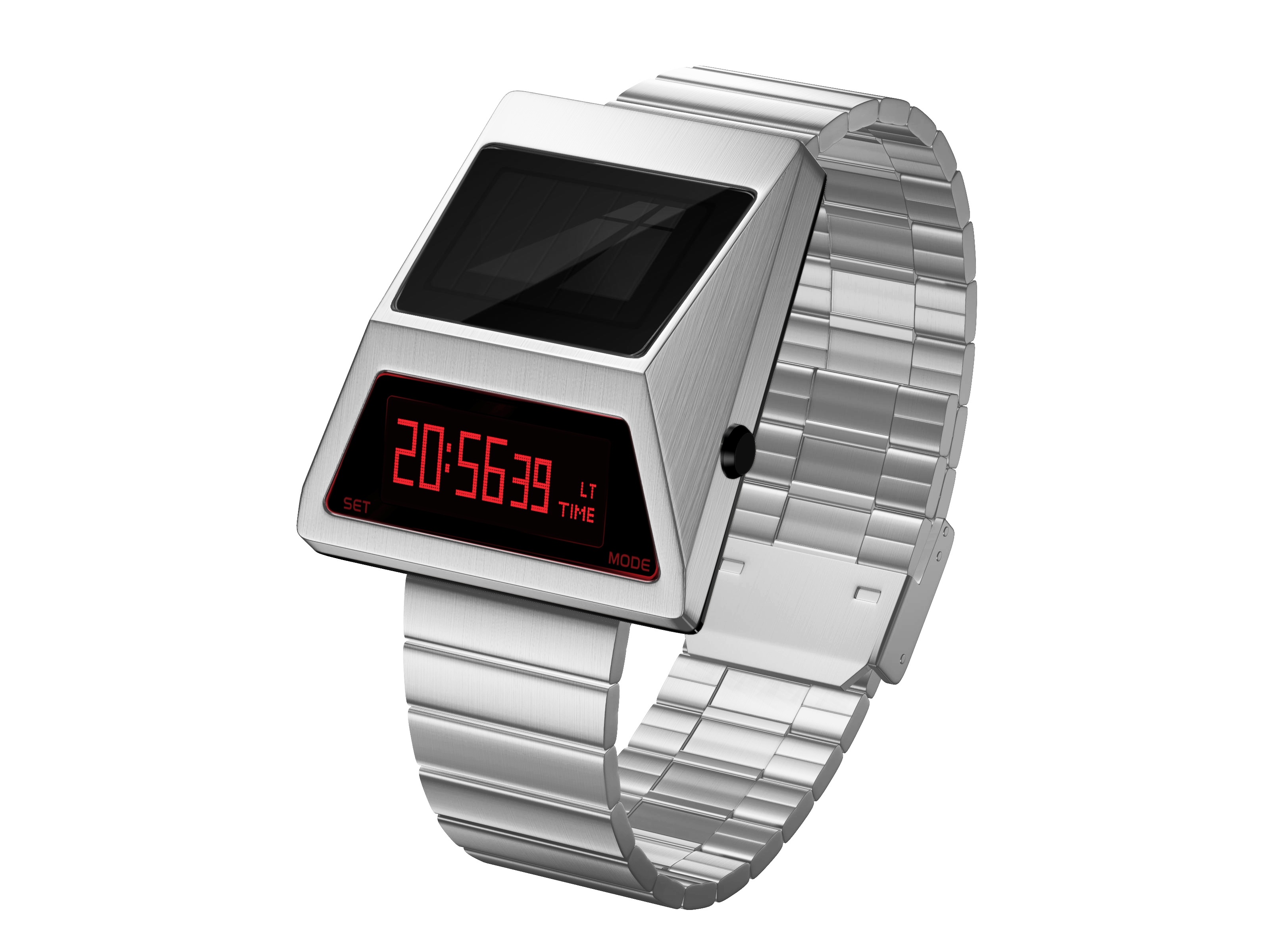 solar-powered-cyber-watches-s3000S-R-front view