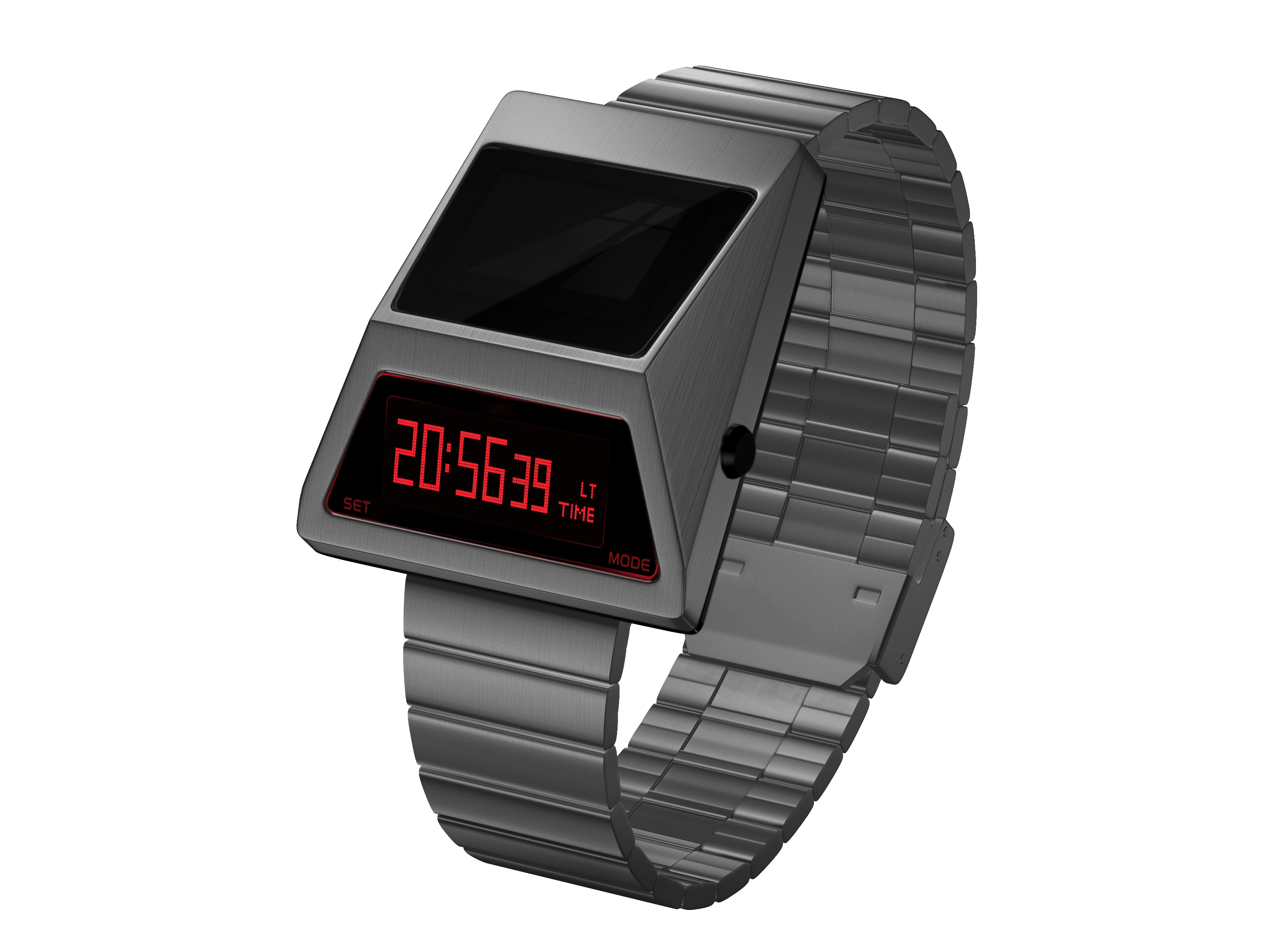 solar-powered-cyber-watches-s3000Ga-R-front view