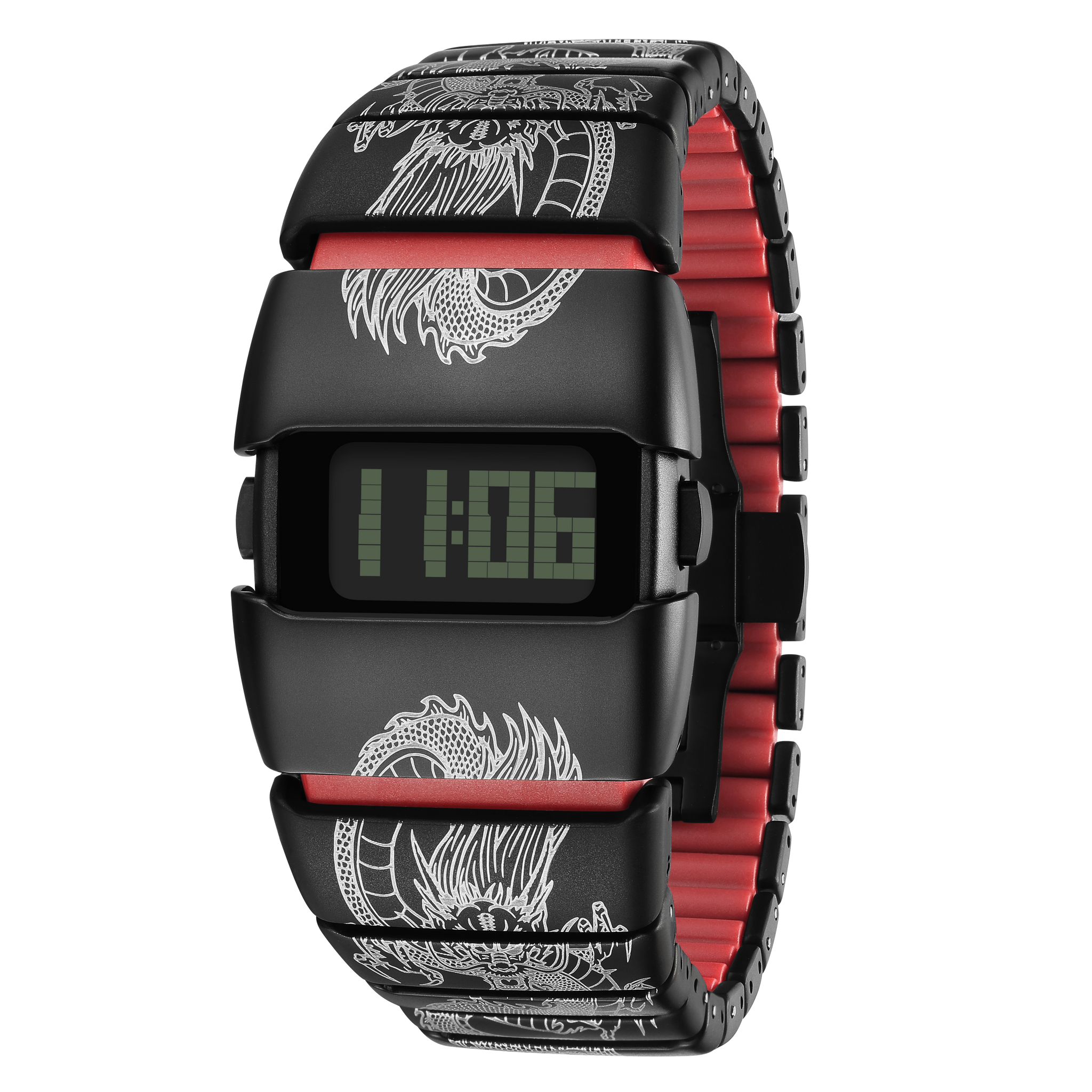 y2k-digital-watch-x6000br-dragon-front view