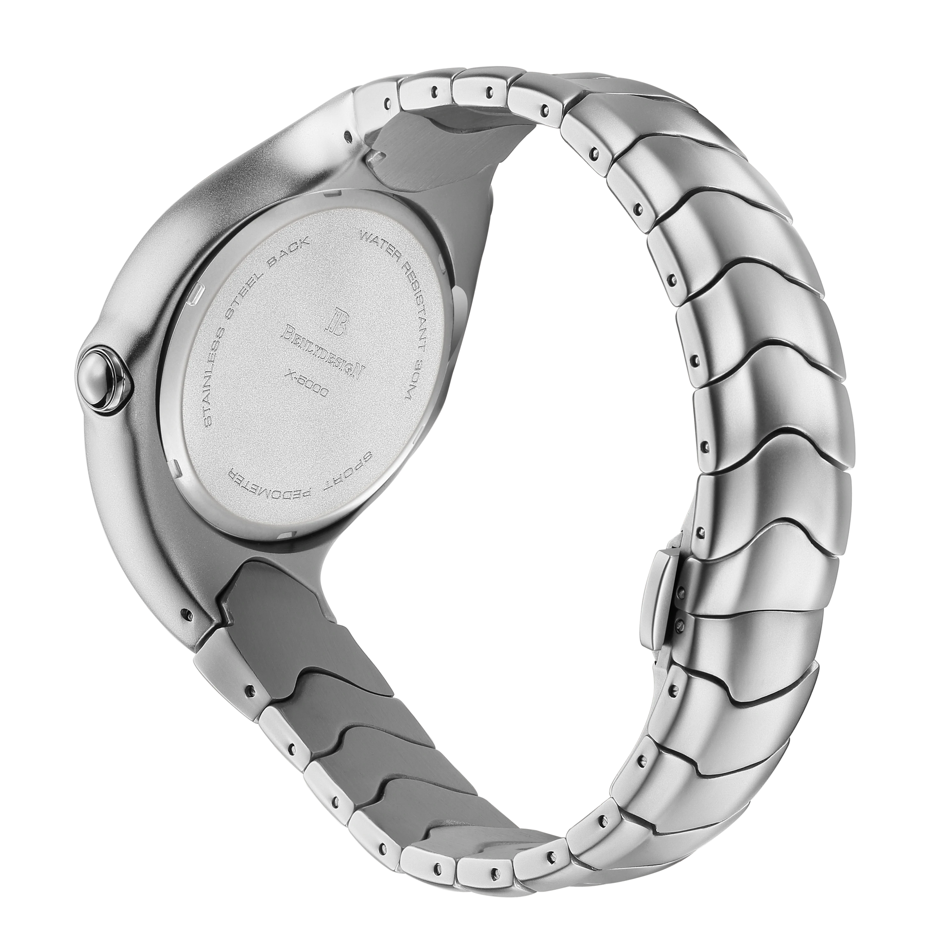 Benlydesign y2k Metal Futuristic Unique Digital Watch X5000 Digital Series